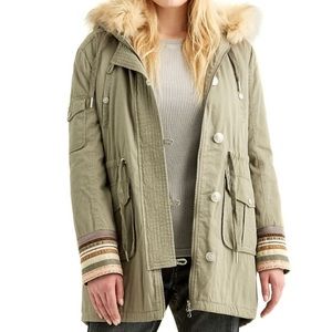 Boundless North Faux Fur Trim Jacket